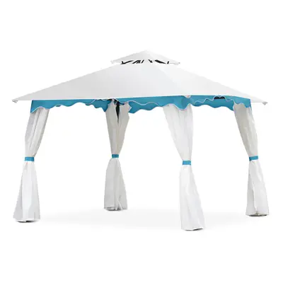 Patio Gazebo Outdoor Steel Canopy Gazebo Sun Shading Canopy Gazebo