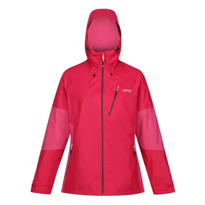 (8 UK, Pink Potion/Flamingo Pink) Regatta Womens/Ladies Highton V Stretch Waterproof Jacket