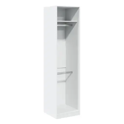 (white, x x cm/ shelf piece) vidaXL Wardrobe Clothing Storage Hanger Clothes Cabinet Closet Engi