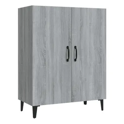 (grey sonoma) vidaXL Sideboard Console Cabinet Cupboard Storage Organiser Engineered Wood