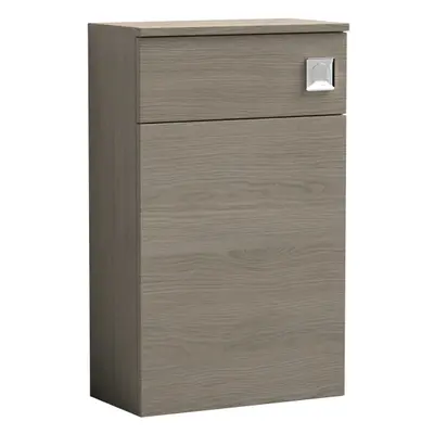 Compact Floor Standing WC Toilet Unit - 500mm - Solace Oak