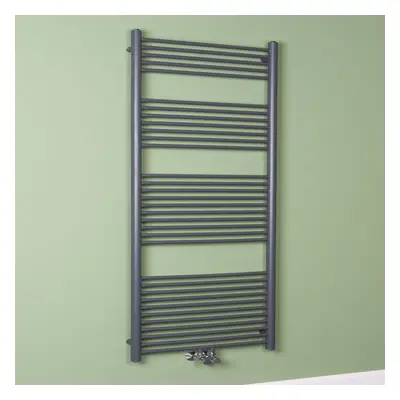 (Straight, 1760x600mm) WarmeHaus Heated Towel Rail Bathroom Ladder Radiators Grey