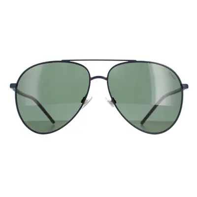 Polo Ralph Lauren Sunglasses PH3131 Matte Navy Blue Green