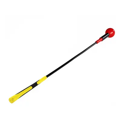 (Red) 48" Golf Swing Trainer Aid Stick Glass Fiber Power Strength Tempo Sport Practice Flex Top 