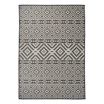 (black stripes, x cm) vidaXL Outdoor Flatweave Rug Patio Garden Runner Mat Area Rug Floor Carpet