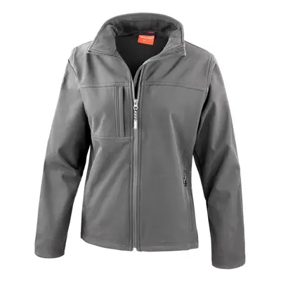 (10 UK, Grey) Result Womens/Ladies Classic Softshell Soft Shell Jacket