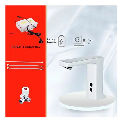 (AC & DC - Hot and Cold) Induction Faucet Hot And Cold Automatic Sensor Touchless Sink Hand Cont