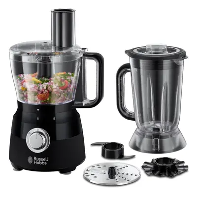 Russell Hobbs Desire Electric Food Processor, Bowl with 1.5L usable capacity, 1.5L Plastic jug, 