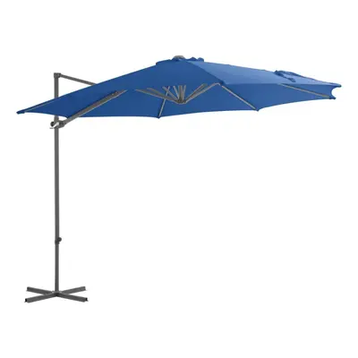 Cantilever Umbrella with Steel Pole Azure Blue cm