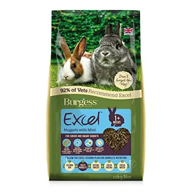 Burgess Excel Junior and Dwarf Nuggets with Mint Rabbit Food kg