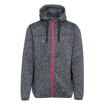 (M, Black Marl) Trespass Mens Fleece Jacket Hoodie Odeno