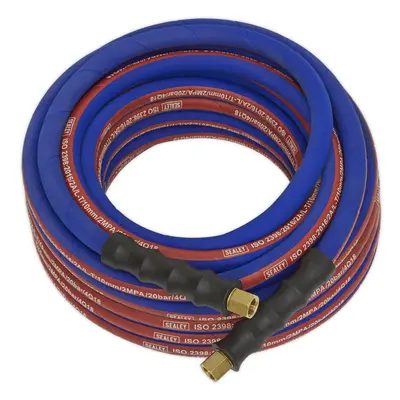 Extra Heavy Duty Air Hose with 1/4 Inch BSP Unions - Metre Length - 8mm Bore