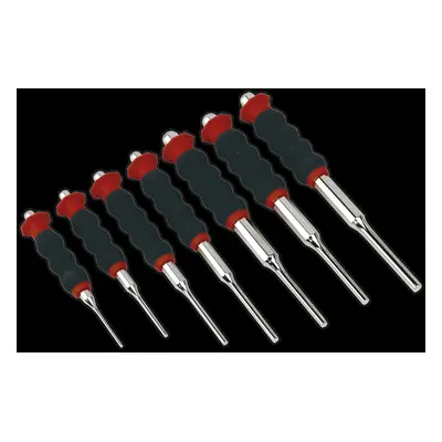 Sheathed Parallel Pin Punch Set 7pc 2-8mm