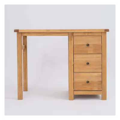 Dressing Table Drawer Dark Oak Bedroom Furniture Makeup Table Country Wood