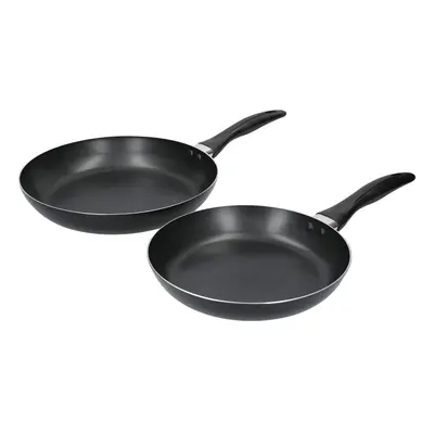 KitchenCraft Non-Stick Frying Pan Set in Gift Box, 28cm and 24cm Aluminium Frying Pans