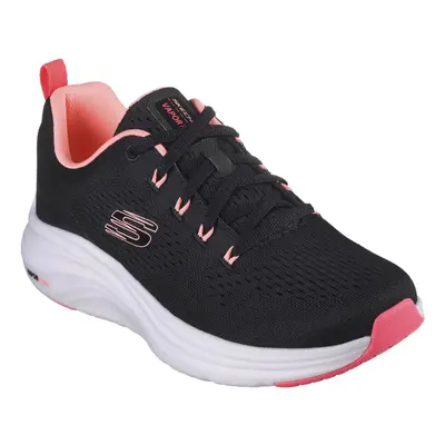 (UK 6.5, Black/Pink) Skechers Womens Vapour Foam Fresh Trend Engineered Mesh Lace Up Trainers