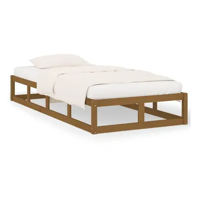 (honey brown, x cm) vidaXL Solid Wood Bed Frame Home Bedroom Bed Base Multi Colours Multi Sizes