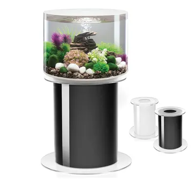 biOrb Tube 35L Black Aquarium with MCR LED Lighting and Stand