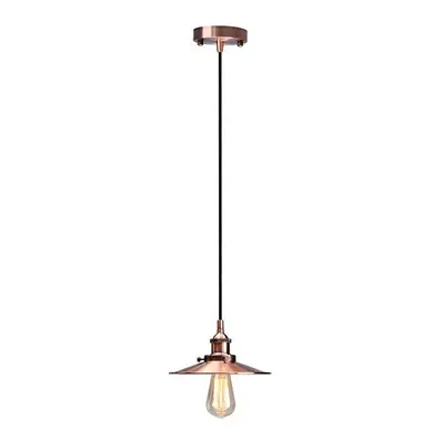 (Red Bronze) Vintage E27 Ceiling Metal Edison Pendant Lighting Chandelier Lamp