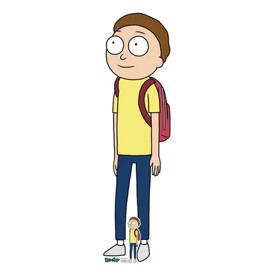 Morty Smith From Rick And Morty Official Cardboard Cutout / Standee