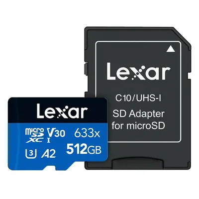 Lexar High Performance 633x MicroSD (512GB, LSDMI512BB633A)