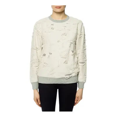 (Off White, S) DIESEL F FELPA Womens Pullover Jumper