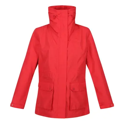 (12 UK, Miami Red) Regatta Womens/Ladies Novalee Raincoat