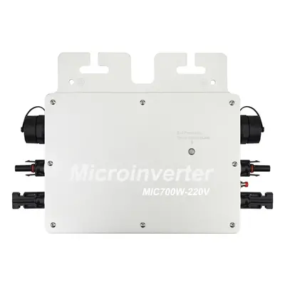 (Silver 700W) 800W 700W Grid Tie Micro Solar Inverter 230VAC Micro Inverter MPPT Operating 20-50