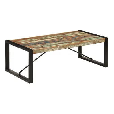 vidaXL Coffee Table 120cm Solid Reclaimed Wood Kitchen Office Dinner Furniture