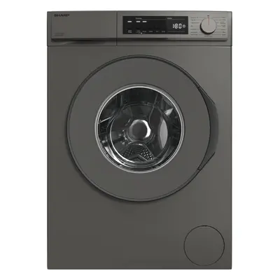 Sharp ES-NFB814BANA-EN 8kg Washing Machine with rpm - Matte Dark Grey - A Rated