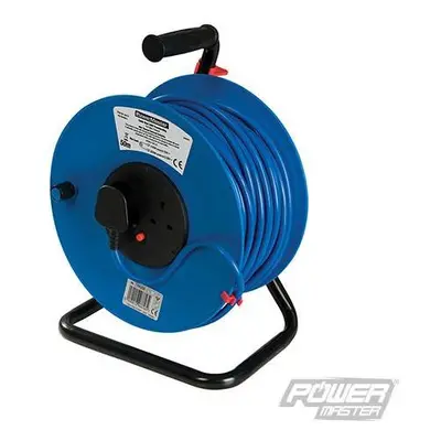 Pmaster Cable Reel 240v Freestanding 13a 50m Socket - Cable Reel 50m - cable reel 50m freestandi