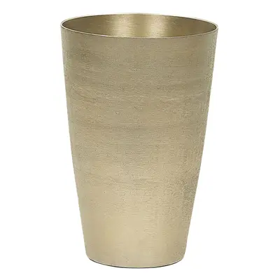 Metal Flower Vase cm Gold AMRIT