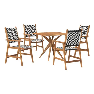 (85 x x cm/ piece) vidaXL Garden Dining Set Piece Outdoor Table and Chair Solid Wood Acacia