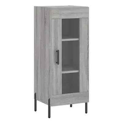 (grey sonoma) vidaXL Sideboard Storage Cabinet Cupboard Side Cabinet White Engineered Wood