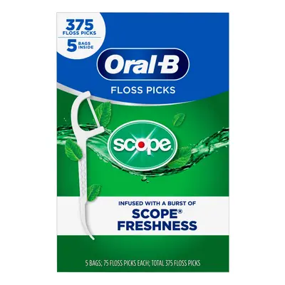 Oral-B Floss Picks, Burst of Scope Freshness, Picks