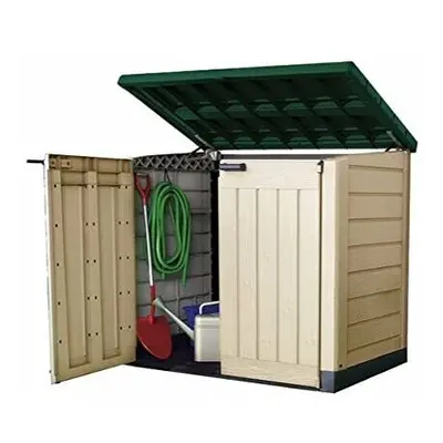 Plastic Storage Unit Box Garden Shed Outdoor Sheds For Wheelie Bins Tools Lawn Mowers Patio Shad