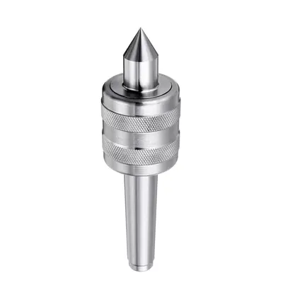 0.02 Inch CNC Precision Steel Lathe Live Center Taper Tool Triple Bearing