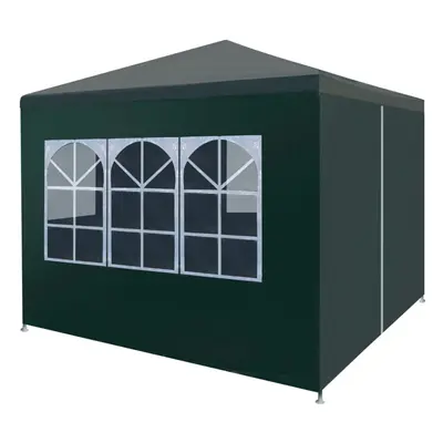 Garden Furniture Set Party Tent 3x3 m Green