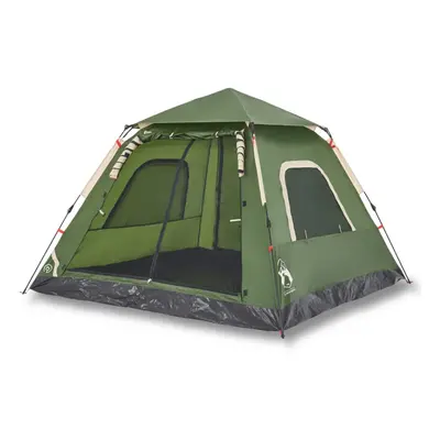 (Green, x x cm) vidaXL Camping Tent Dome 5-Person Lightweight Tent Dome Tent Quick Release