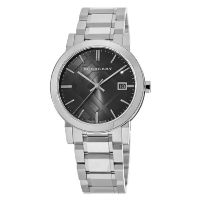 Burberry BU9001 Black Dial Stainless Steel Unisex Watch