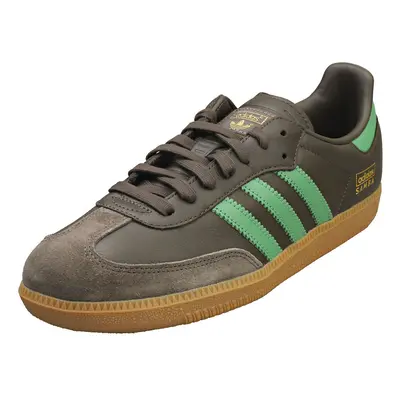 (7) adidas Samba Og Mens Casual Trainers in Shadow Olive Green