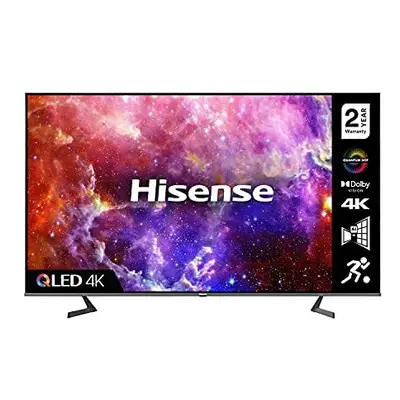 Hisense 75A77GQTUK QLED Series 75-inch 4K UHD Dolby Vision HDR Smart TV 60Hz Refresh Rate with D