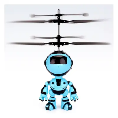 () Mini LED Light Up Infrared Induction Drone Rechargeable Flying Unicorn Toy Hand-controlled To