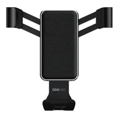 (Black) Car Phone Stand Gravity Sensor Holder One-handed Operation