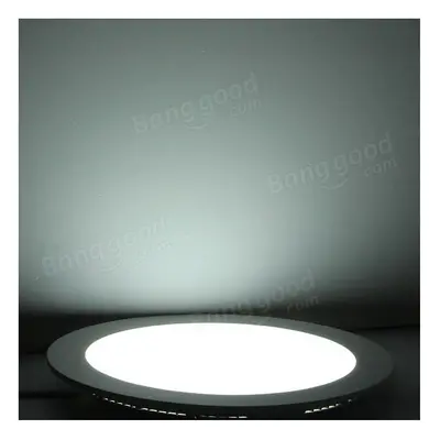 (White) 18W Round Ceiling Ultra Thin Panel LED Lamp Down Light Light 85-265V