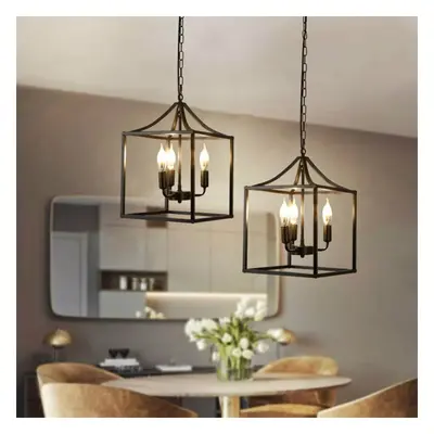 3 Heads E12 Pendant Light Ceiling Lamp Hallway Bedroom Home Bar Fixture Decor