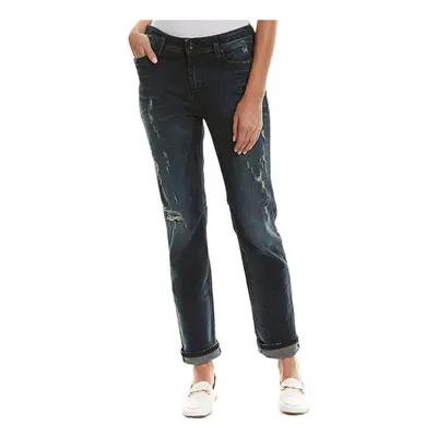 (W25 L34) DIESEL REEN 0844T Womens Denim Jeans Distress Regular Straight DNA Indigo Italy