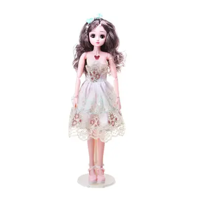 () 60CM Cute Princess Tisza Joint Movable Ball Doll Eyes Twinkle Function with Dress Set Toy for