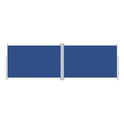 (blue, x cm) vidaXL Retractable Side Awning Sun Shade Protection Screen Privacy Screen