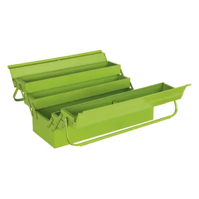 530 x x 220mm Cantilever Toolbox - GREEN - Tray Portable Tool Storage Case